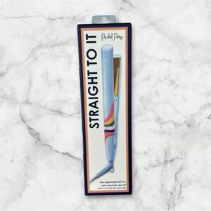 Packed Party 1" Plastic & Aluminum Flat Iron Hair Straightener NIB